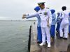 Lantamal IV Laksanakan Upacara Tabur Bunga di Laut Peringati Hari Armada